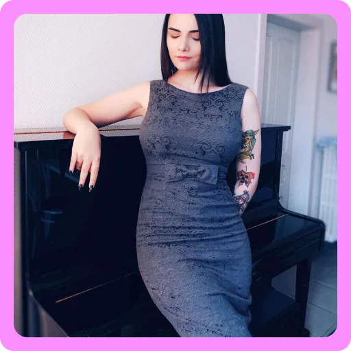 😉 Стикер «CUTE TS GIRL» для Telegram
