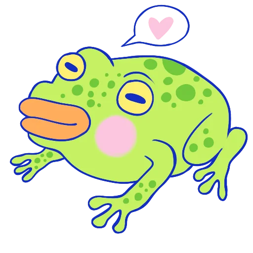 🐸 Стикер «cuties» для Telegram