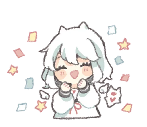 🥛 Стикер «ангелочек» для Telegram