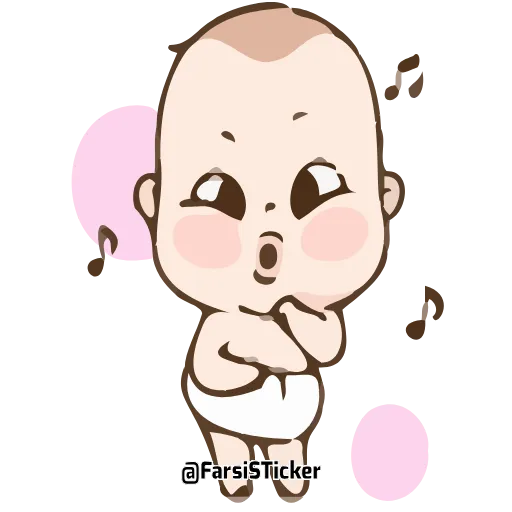 Стикер 10 Cute Baby