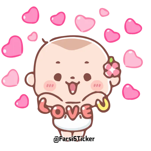 Стикер 13 Cute Baby
