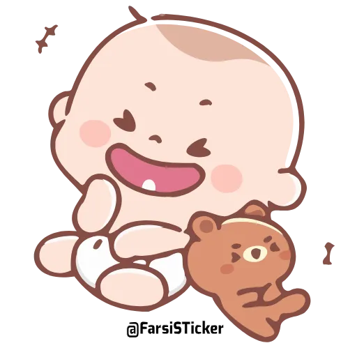 Стикер 42 Cute Baby