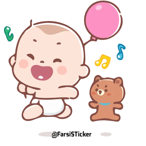 Стикер 32 Cute Baby
