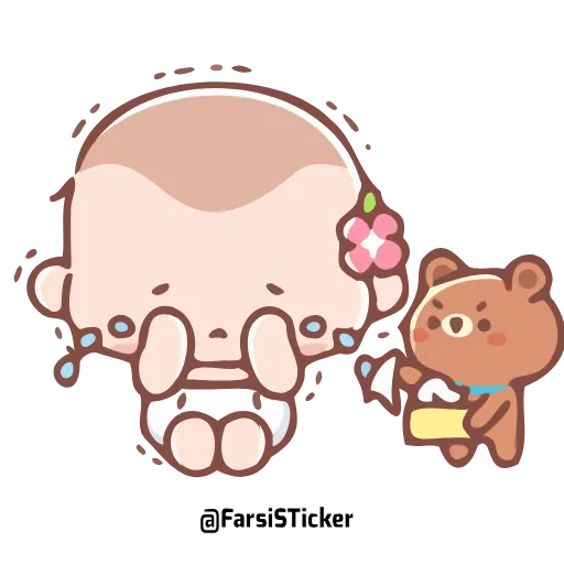 Стикер 24 Cute Baby