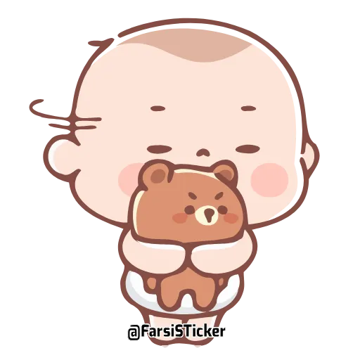 Стикер 33 Cute Baby