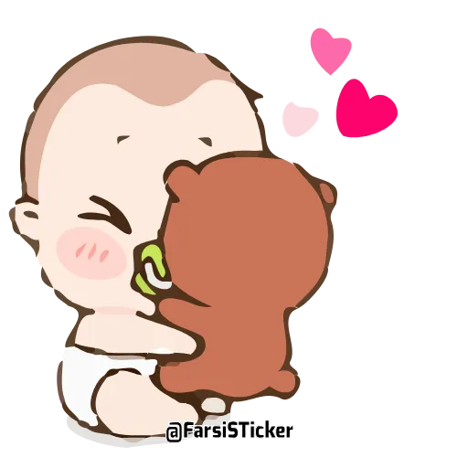 Стикер 45 Cute Baby