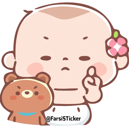 Стикер 12 Cute Baby