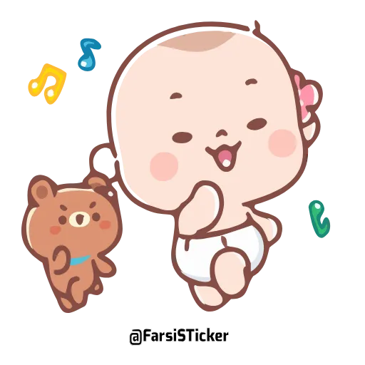 Стикер 8 Cute Baby