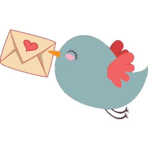 😘 Стикер «Cute birds» для Telegram