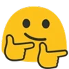 👍 Эмодзи «Blobmoji static» для Telegram