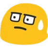 🤨 Эмодзи «Blobmoji static» для Telegram