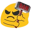 👿 Эмодзи «Blobmoji static» для Telegram