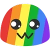 🏳️‍🌈 Эмодзи «Blobmoji static» для Telegram