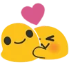 👩‍❤️‍👩 Эмодзи «Blobmoji static» для Telegram