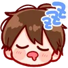 😴 Эмодзи «Cute Boy» для Telegram