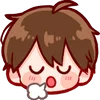 😮‍💨 Эмодзи «Cute Boy» для Telegram