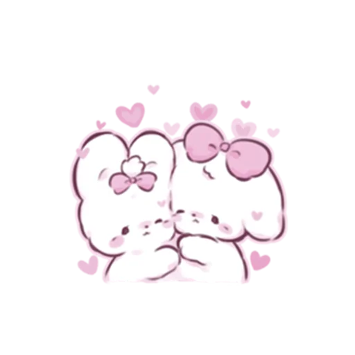 😊 Стикер «cute bunny» для Telegram