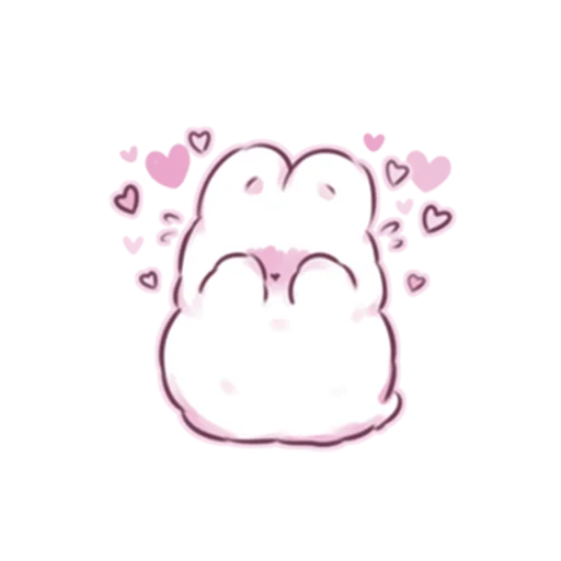 😊 Стикер «cute bunny» для Telegram