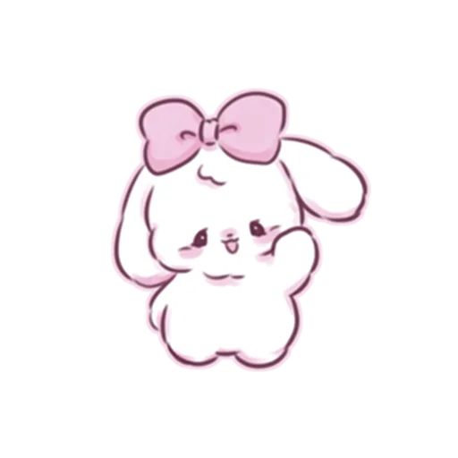 🖐 Стикер «cute bunny» для Telegram