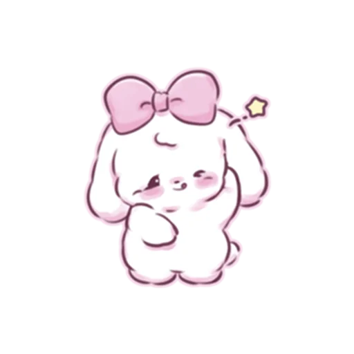 😉 Стикер «cute bunny» для Telegram