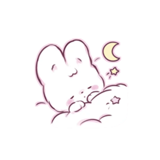 😴 Стикер «cute bunny» для Telegram