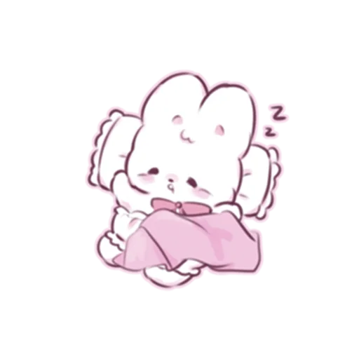 😴 Стикер «cute bunny» для Telegram