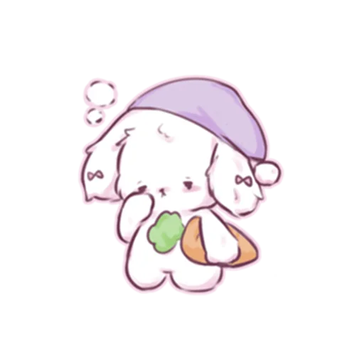 😴 Стикер «cute bunny» для Telegram