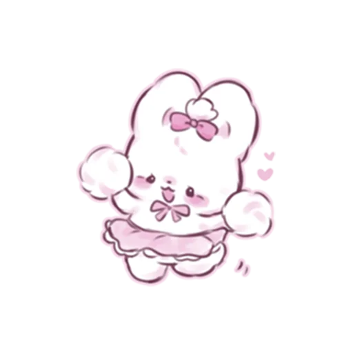 😃 Стикер «cute bunny» для Telegram