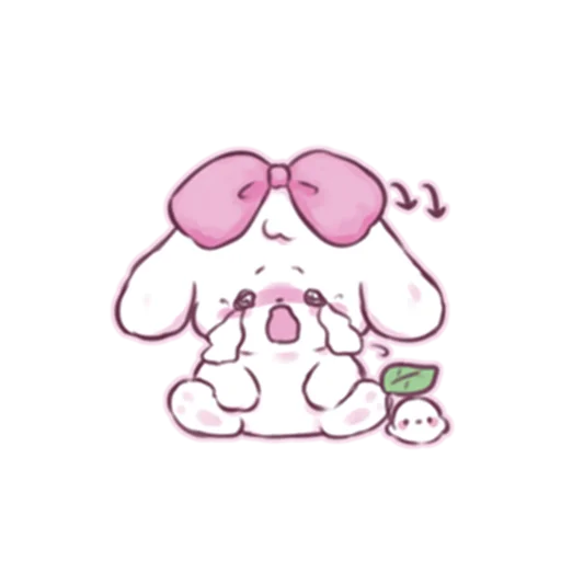 😭 Стикер «cute bunny» для Telegram