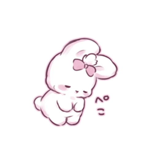 😌 Стикер «cute bunny» для Telegram