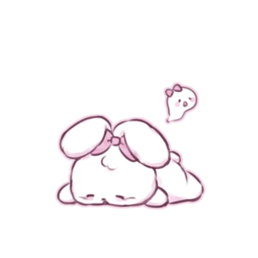 😵 Стикер «cute bunny» для Telegram