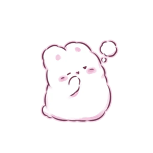 🤔 Стикер «cute bunny» для Telegram
