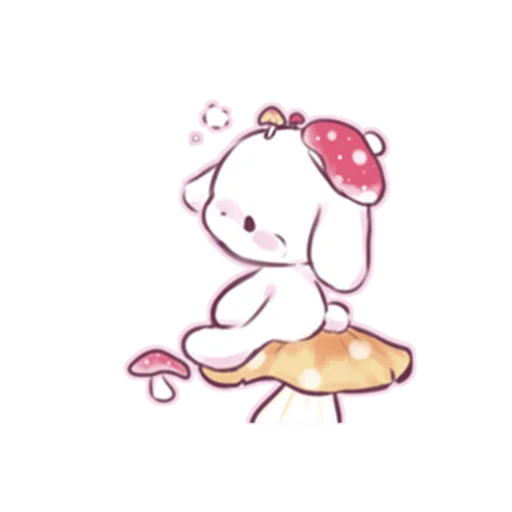 😕 Стикер «cute bunny» для Telegram
