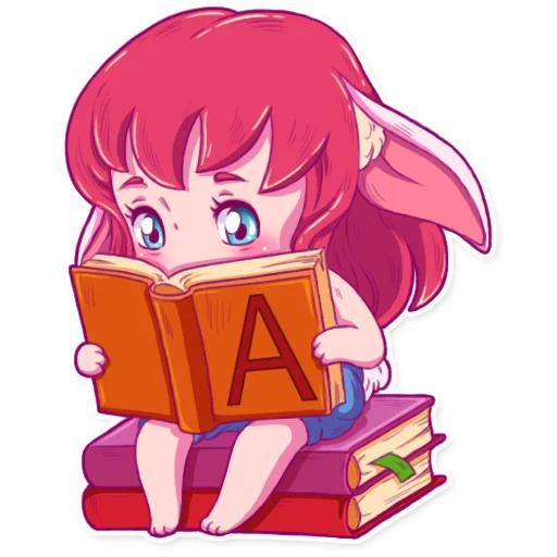 🤓 Стикер «Cute Bunny Girl» для Telegram