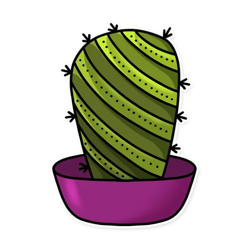 💣 Стикер «Cactuses» для Telegram