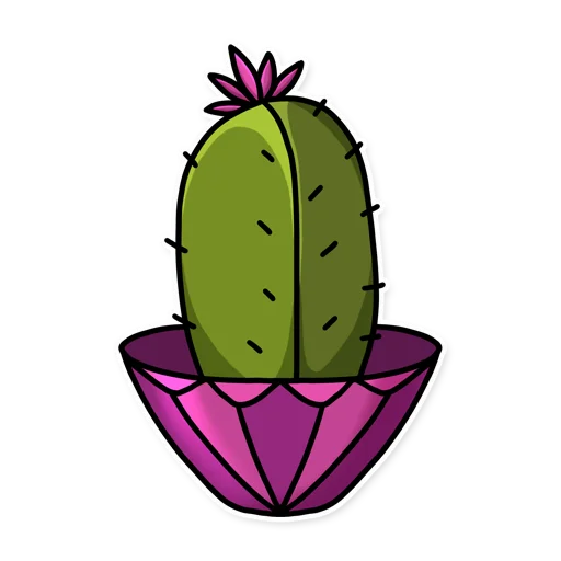 🤠 Стикер «Cactuses» для Telegram