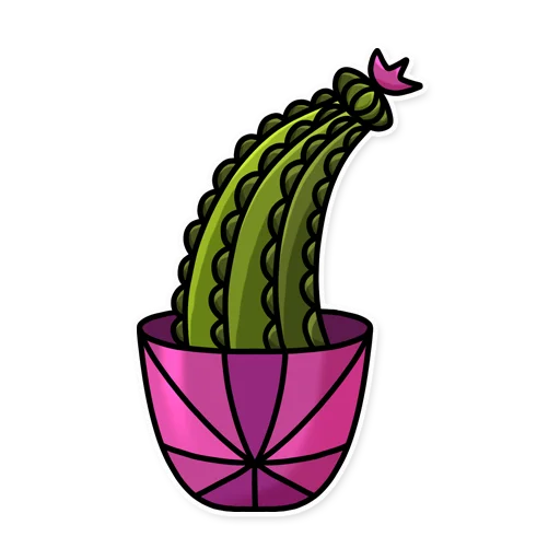 🥴 Стикер «Cactuses» для Telegram