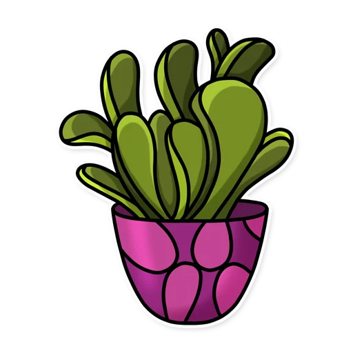 Стикерпак Cactuses для Telegram