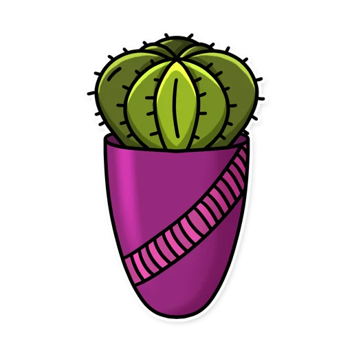 🙃 Стикер «Cactuses» для Telegram