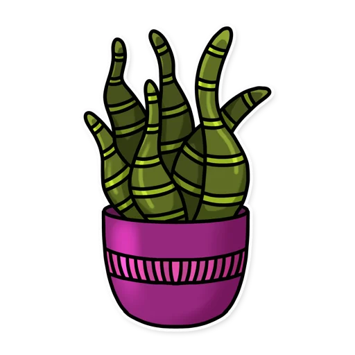 😤 Стикер «Cactuses» для Telegram