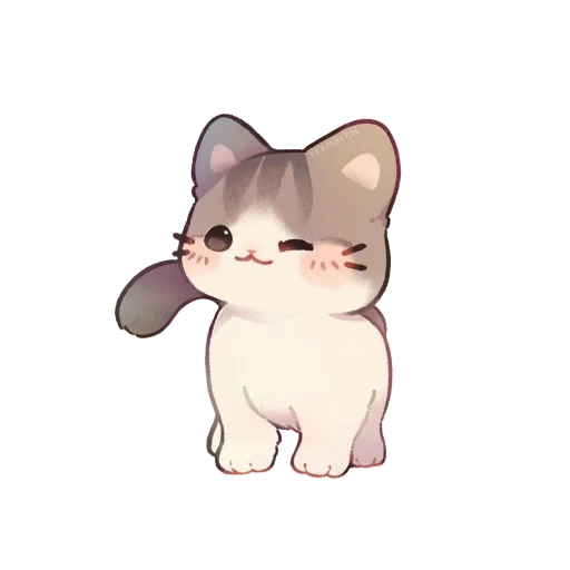 😉 Стикер «cute cats more wens» для Telegram