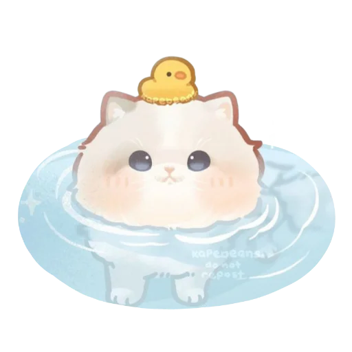 🦆 Стикер «cute cats more wens» для Telegram