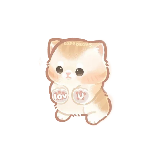 💋 Стикер «cute cats more wens» для Telegram