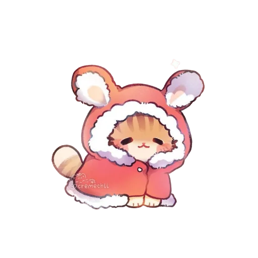 ❄️ Стикер «cute cats more wens» для Telegram