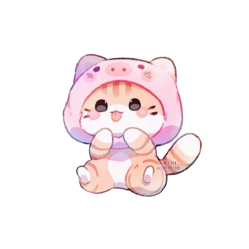Стикерпак cute cats more wens для Telegram