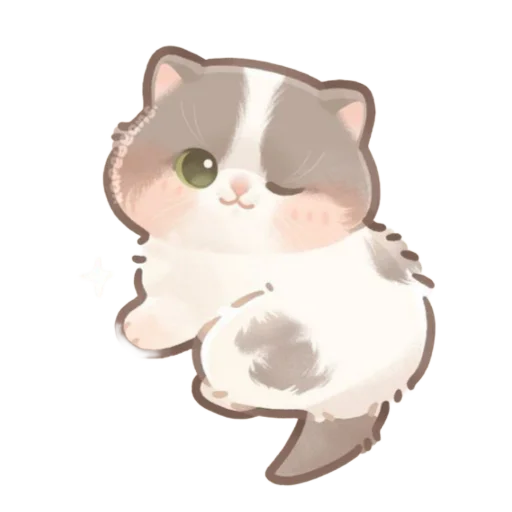 😉 Стикер «cute cats more wens» для Telegram
