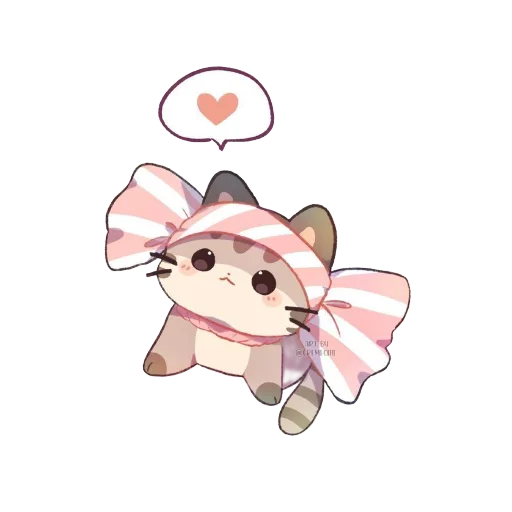💕 Стикер «cute cats more wens» для Telegram