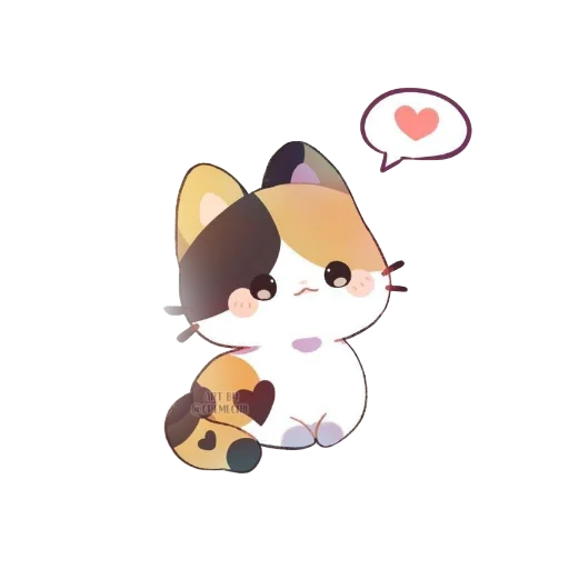 😘 Стикер «cute cats more wens» для Telegram