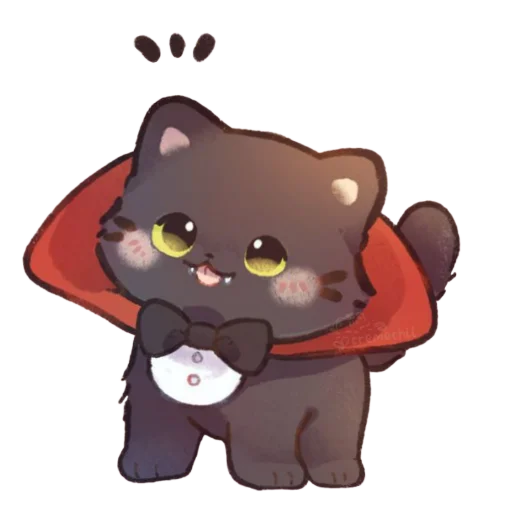 🧛 Стикер «cute cats more wens» для Telegram