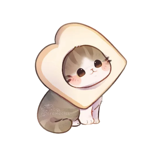 😊 Стикер «cute cats more wens» для Telegram